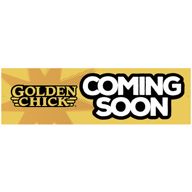 Golden Chick 3'x10' Vinyl Banner - Coming Soon