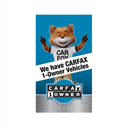 22" x 35" Carfax We have Carfax 1 Owner Vehicles Super Bandit Sign (double sided vinyl banner insert)