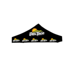 10X10 Del Taco Logo Black Tent Top