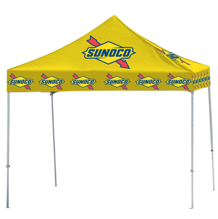 10' X 10' Sunoco Yellow Logo Tent Top 