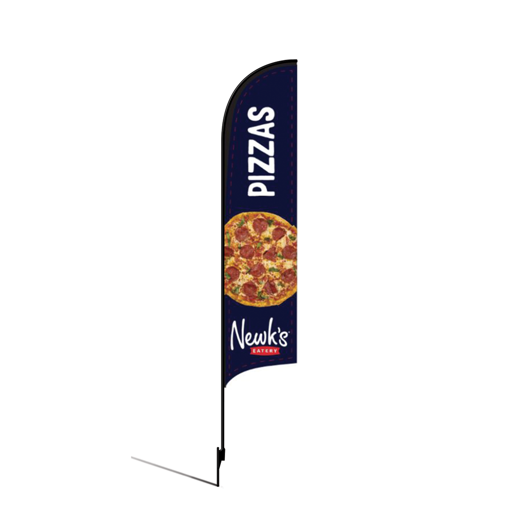 Kit for 15' Newk's Eatery Navy Pizzas AdverSail (double-sided)