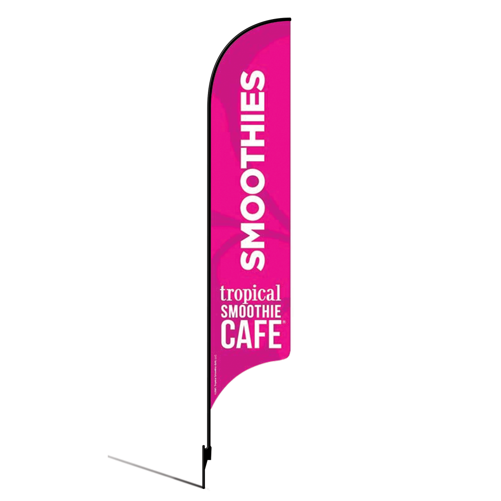 Kit for 15' Tropical Smoothie Cafe Pink Smoothies AdverSail