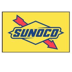 3' X 5' Sunoco Yellow Logo Flag