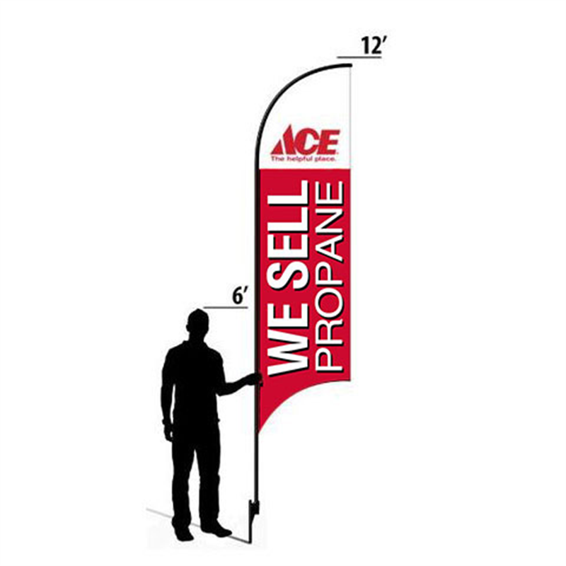 12' Ace Hardware We Sell Propane AdverSail Flag